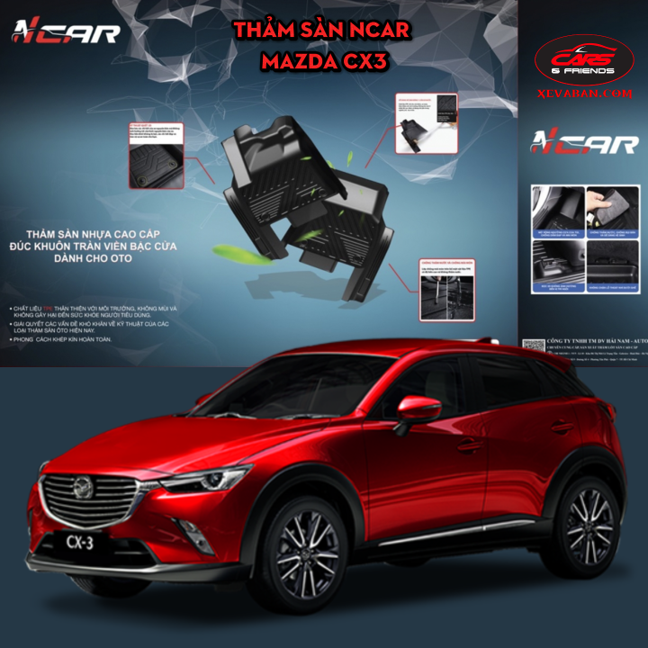 Thảm sàn Ncar cho MAZDA CX3